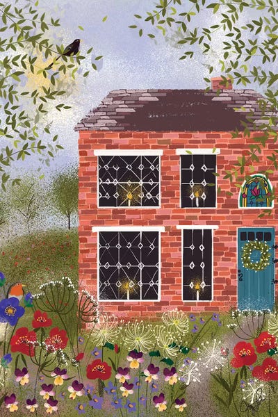 Joy Laforme: Brick Cottage by Joy Laforme