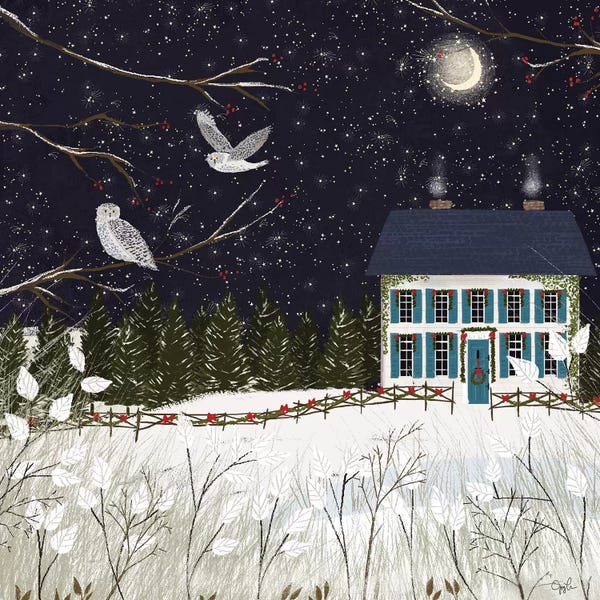 Cozy Cottage: Christmas Colonial by Joy Laforme