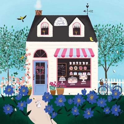 Folk Art Fusion V by Joy Laforme canvas print