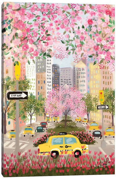 Park Avenue Canvas Art Print - Office Art