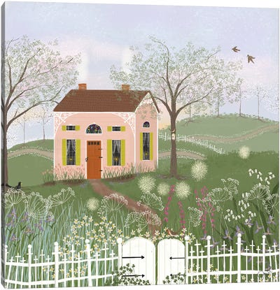 Path To Spring Canvas Art Print - Joy Laforme