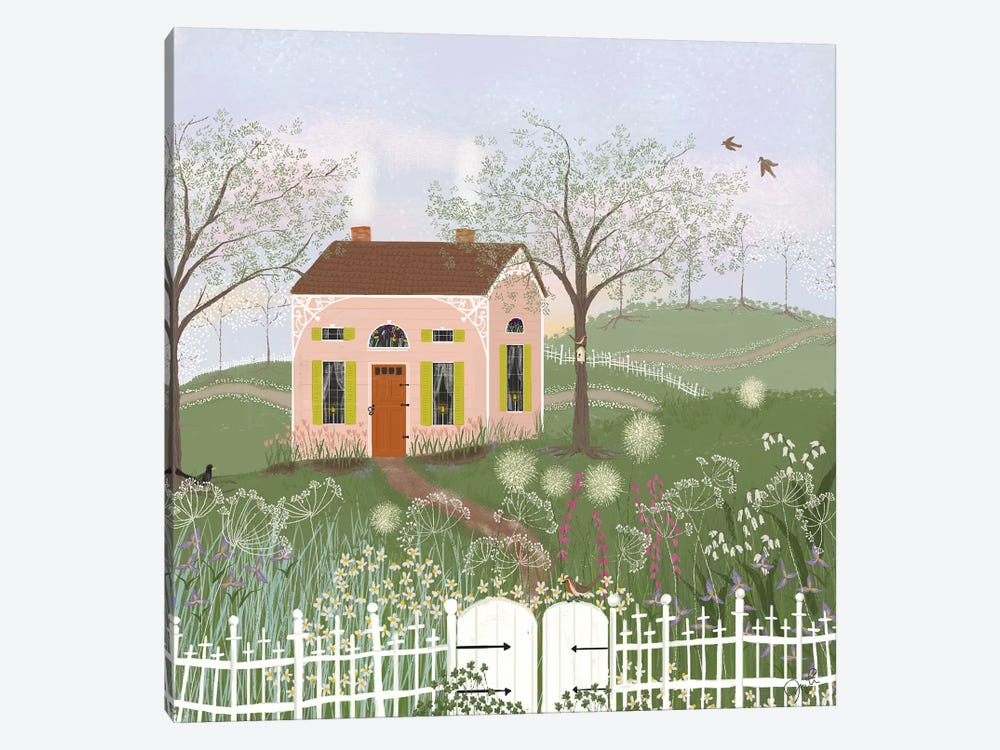 Path To Spring by Joy Laforme 1-piece Canvas Wall Art