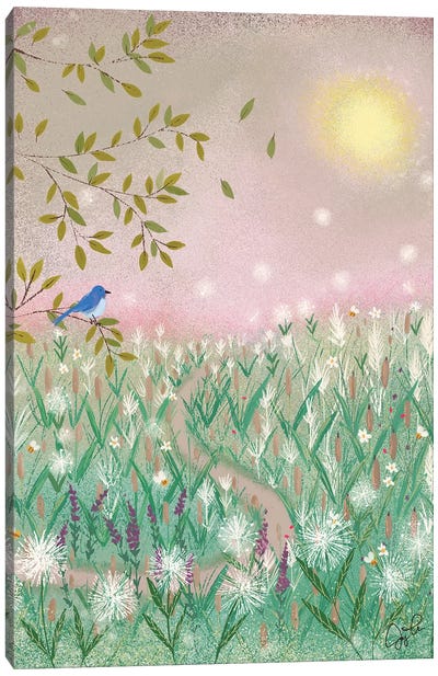Pink Day Dream Canvas Art Print - Joy Laforme