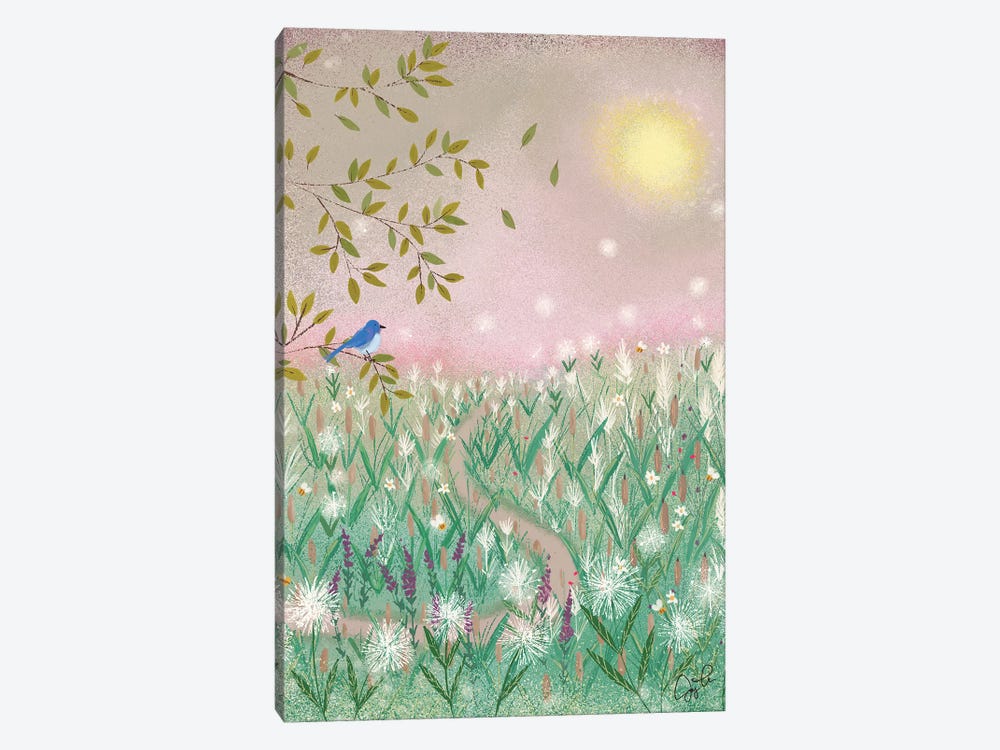 Pink Day Dream by Joy Laforme 1-piece Canvas Art Print