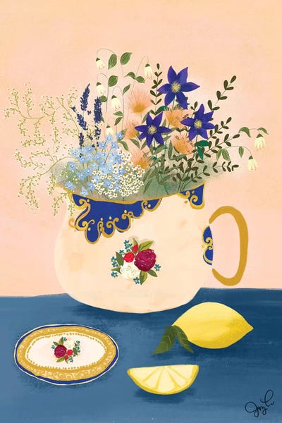 Staffordshire Wildflower by Joy Laforme multi panel art