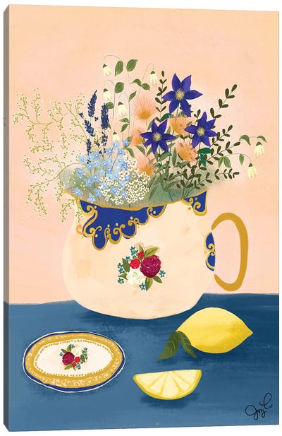Staffordshire Wildflower Canvas Art Print - Joy Laforme