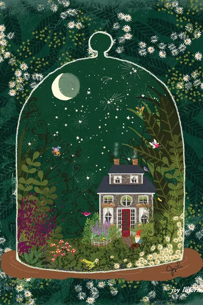 Cozy Cottage: Terrarium I by Joy Laforme