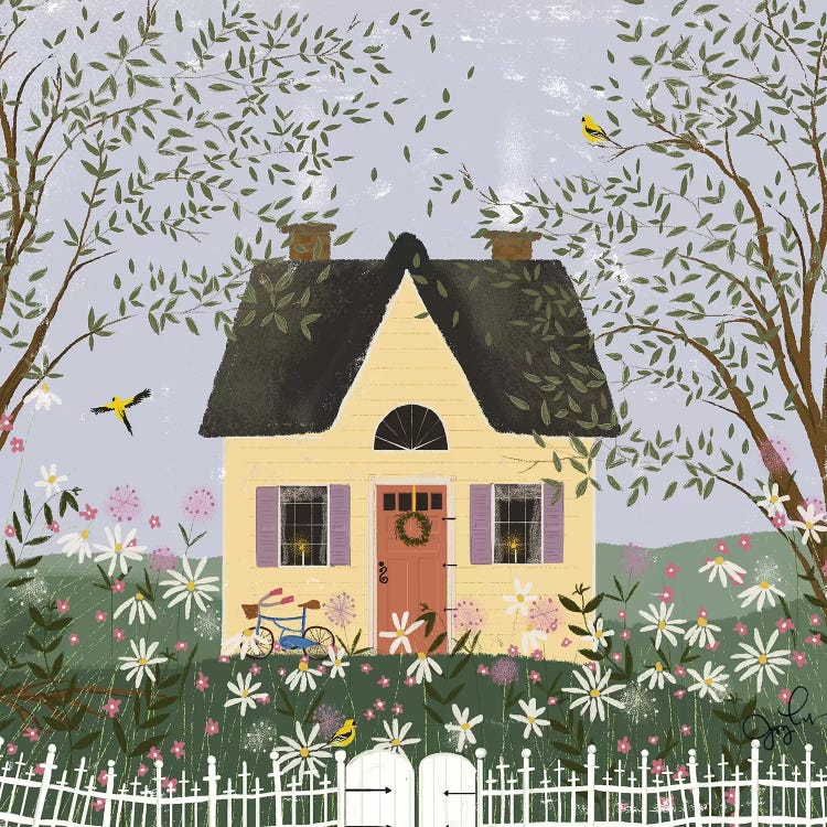 Yellow House On A Hill