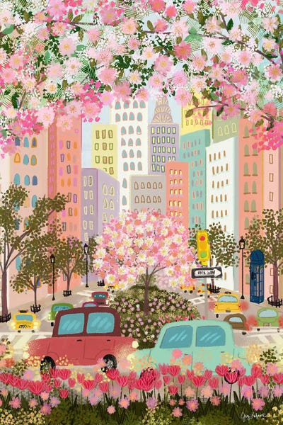 Blossoms: Hazy Pink Day by Joy Laforme