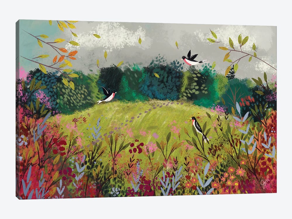 Autumn Days I by Joy Laforme 1-piece Canvas Print