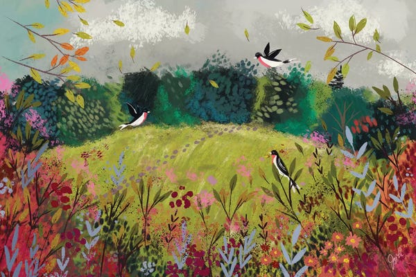 Cozy Cottage: Autumn Days I by Joy Laforme