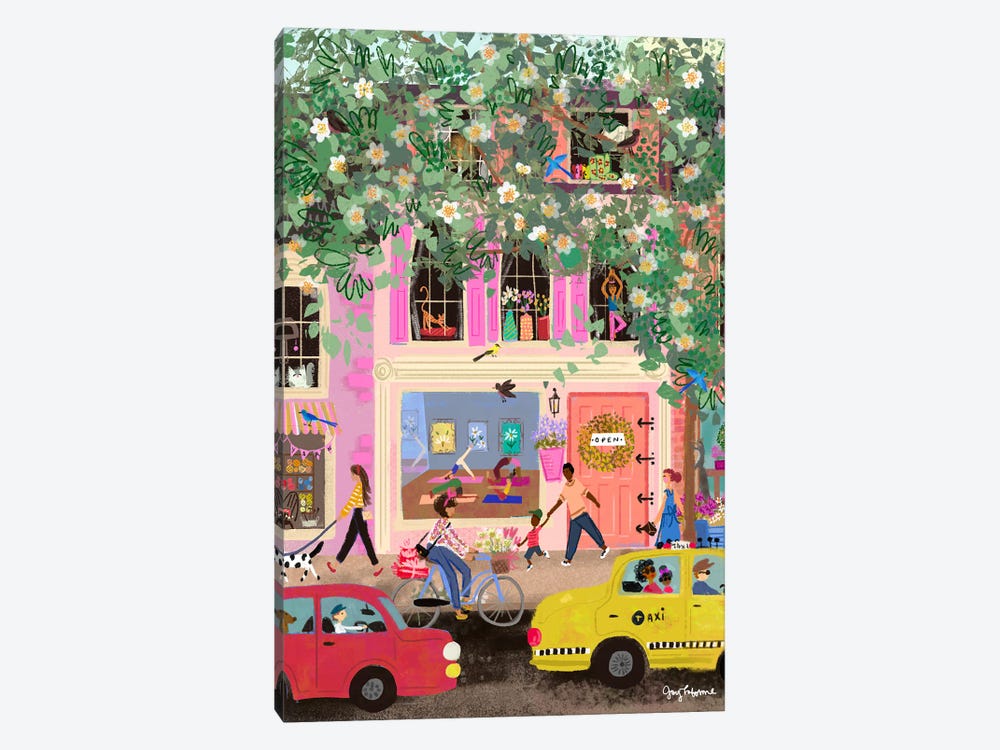 Spring Street Pink Dream by Joy Laforme 1-piece Canvas Art Print
