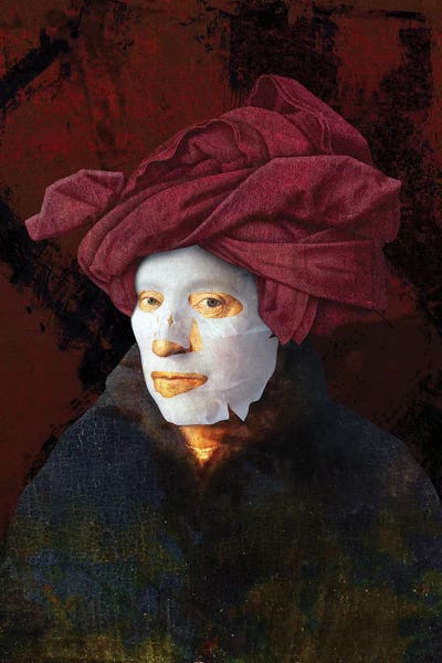 Mask by José Luis Guerrero art print