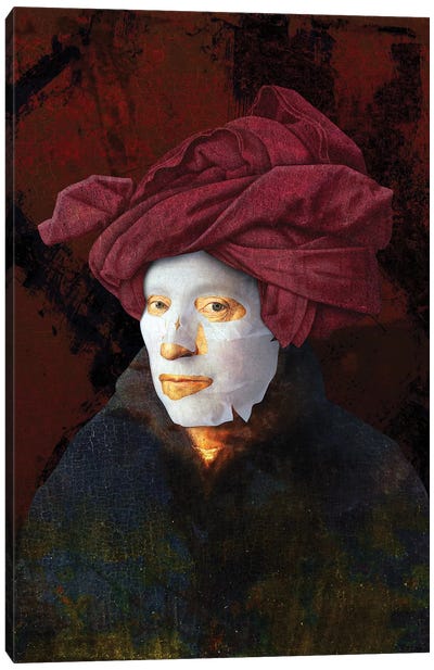 Mask Canvas Art Print - José Luis Guerrero