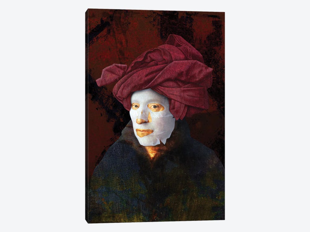 Mask by José Luis Guerrero 1-piece Canvas Art