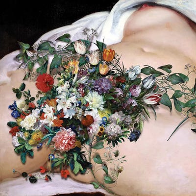 L'Origine Du Monde by José Luis Guerrero art print