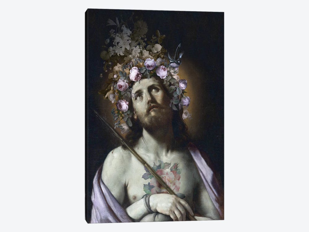 Christ With Flowers by José Luis Guerrero 1-piece Art Print