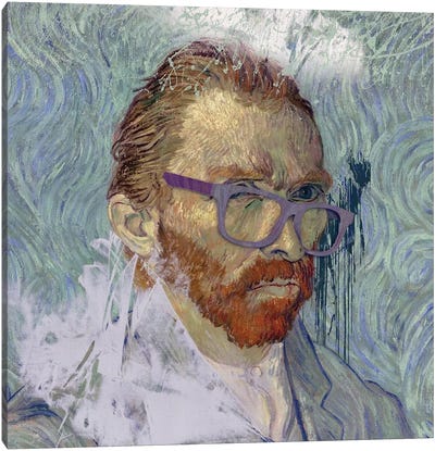 Vincent Canvas Art Print - Van Gogh Portraits Collection