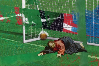 Gooooal by José Luis Guerrero art print