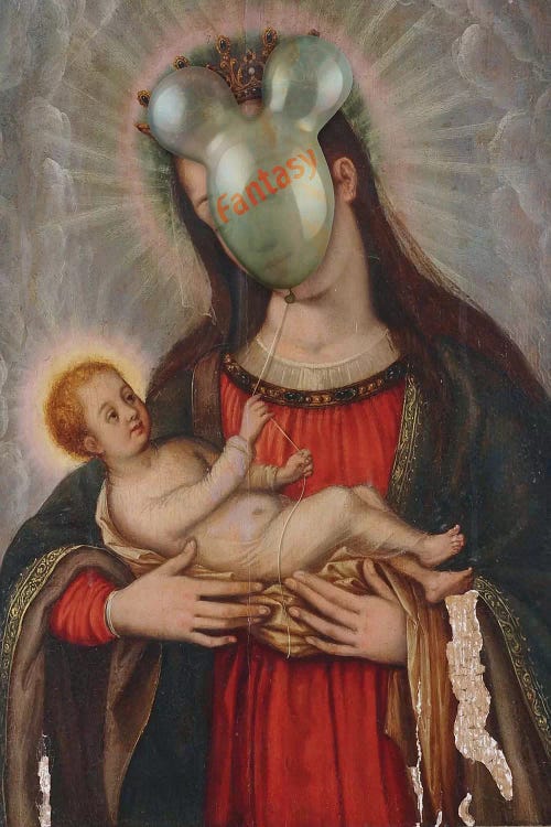 Madonna Face by José Luis Guerrero wall art