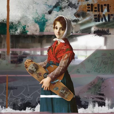 Live Life by José Luis Guerrero framed canvas print