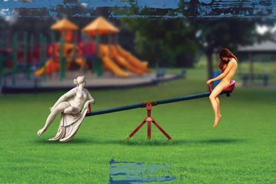 Seesaw by José Luis Guerrero art print