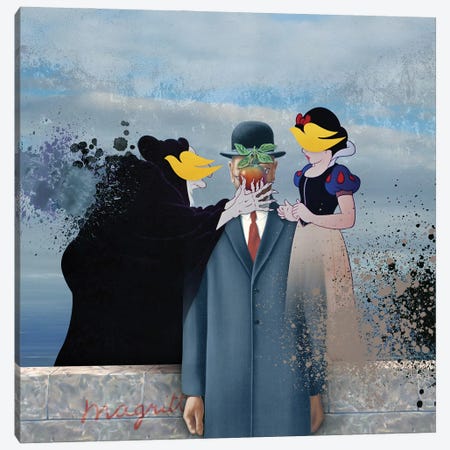 Magritte Canvas Print #JLG164} by José Luis Guerrero Canvas Art Print