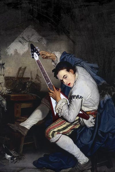Satirical Humor: El Guitarrista by José Luis Guerrero