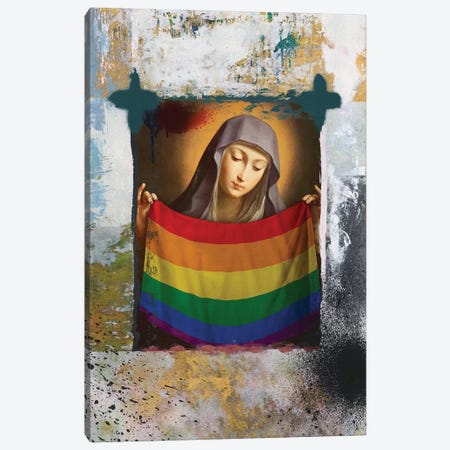 LGBTTTIQ Canvas Print #JLG35} by José Luis Guerrero Canvas Print