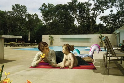 Pool by José Luis Guerrero multi panel art