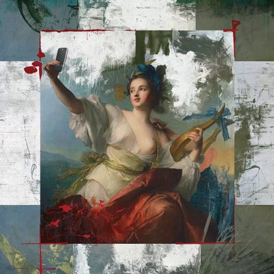 Sexiest Selfie by José Luis Guerrero framed canvas print