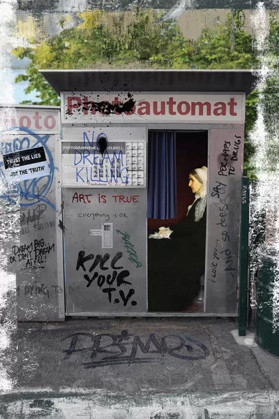 Similar To Banksy: Automat  by José Luis Guerrero