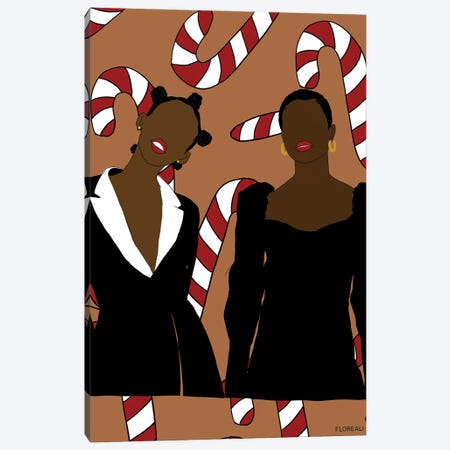 Candy Cane Canvas Print #JLJ35} by Jonelle James Canvas Wall Art