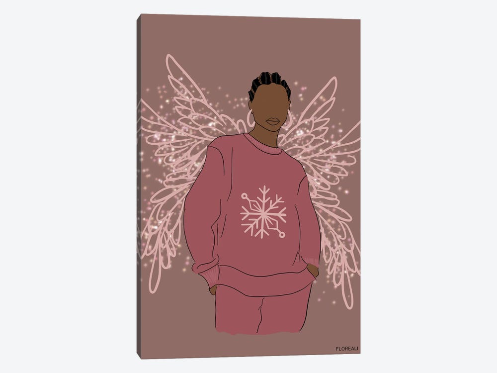 Pink Angel by Jonelle James 1-piece Canvas Print