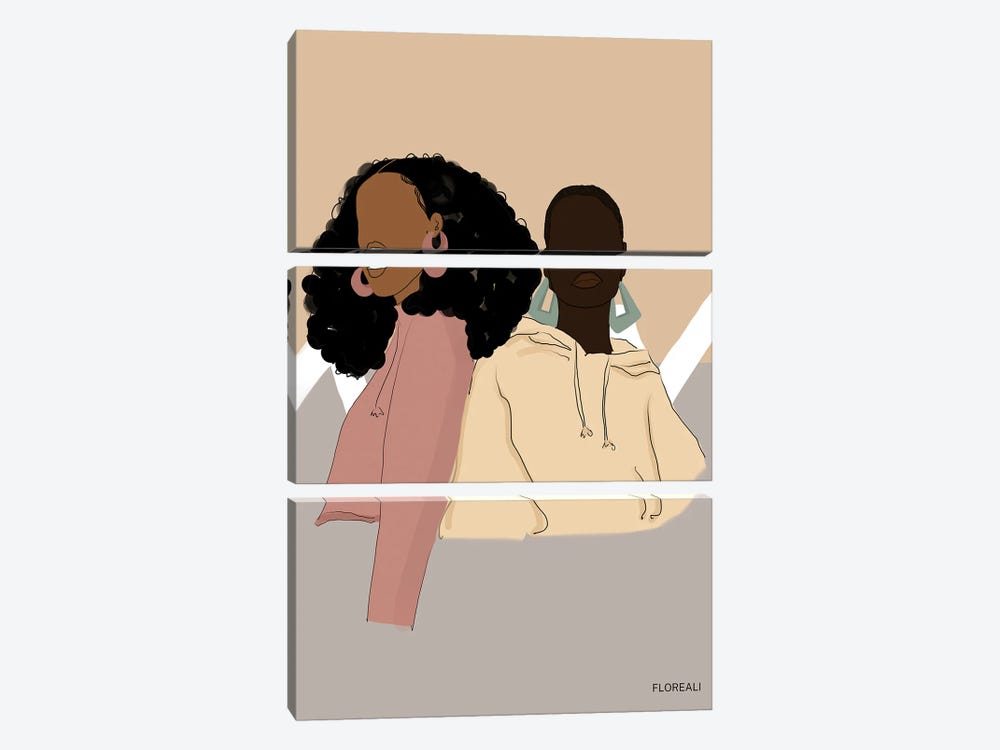 Got Your Back by Jonelle James 3-piece Canvas Print