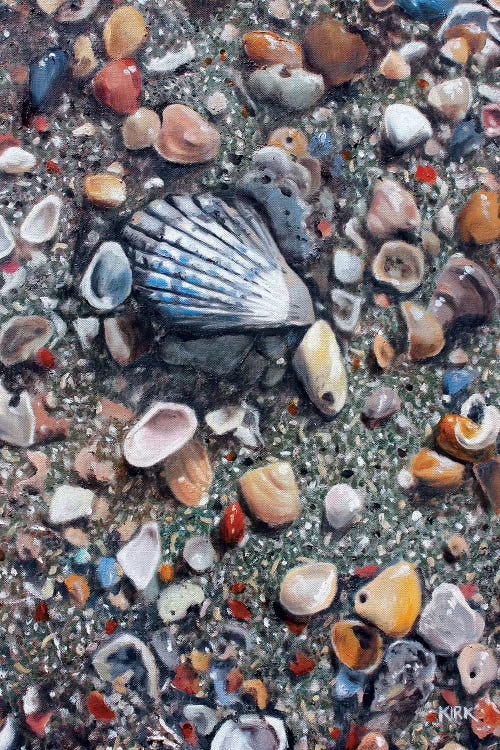 Remnants Of The Tide by Jerry Lee Kirk wall art