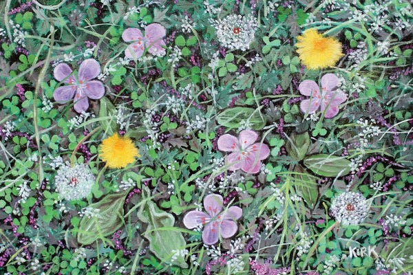 Dandelions: Dandelions and Clover by Jerry Lee Kirk