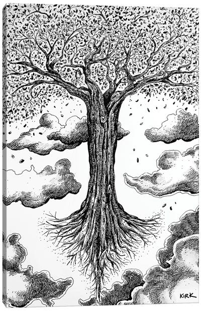 The Sacred Tree Canvas Art Print - Jerry Lee Kirk