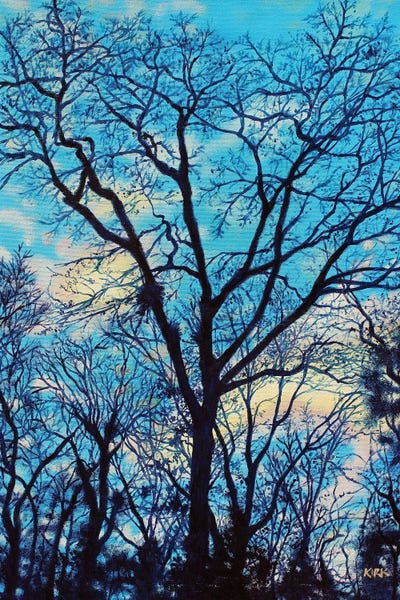 Twilight Trees by Jerry Lee Kirk canvas print