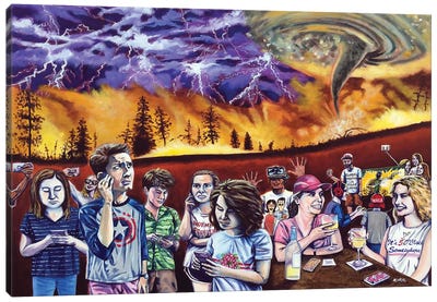 This Is Why The World Will End Canvas Art Print - Jerry Lee Kirk