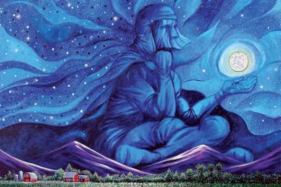 Beneath The Cloak Of Night by Jerry Lee Kirk acrylic art print