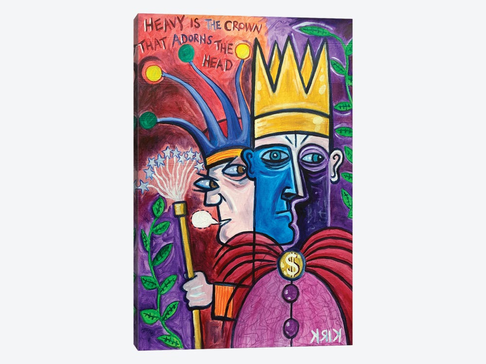 A King And His Jester by Jerry Lee Kirk 1-piece Art Print