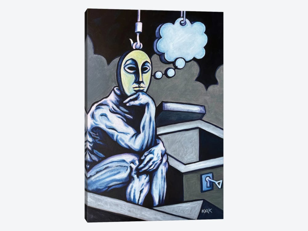 Thinking Outside Of The Box by Jerry Lee Kirk 1-piece Canvas Print