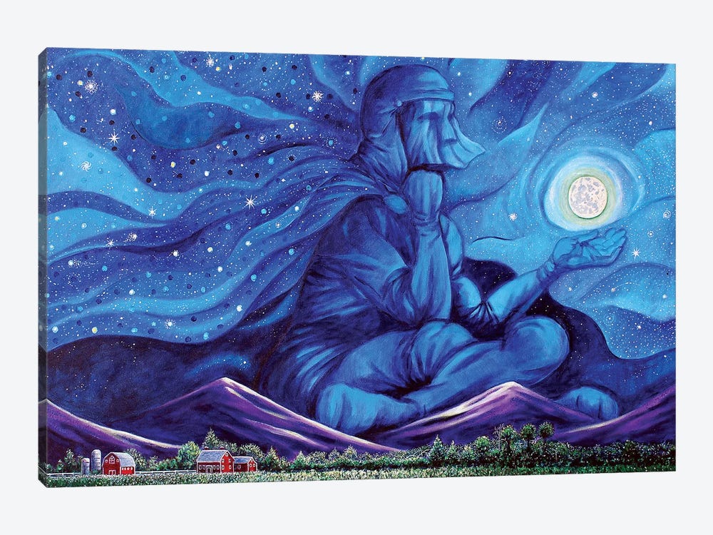 Beneath The Cloak Of Night by Jerry Lee Kirk 1-piece Canvas Art