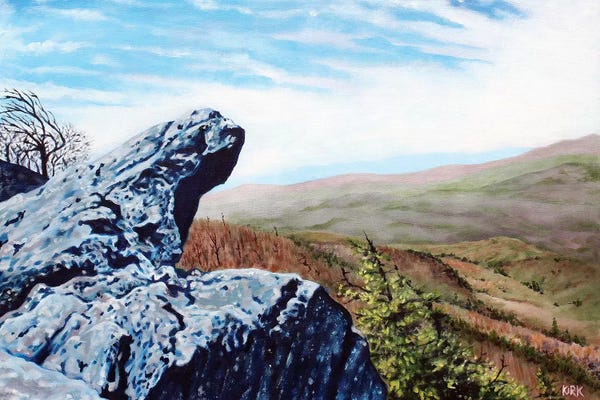 Cliffs: Blowing Rock by Jerry Lee Kirk