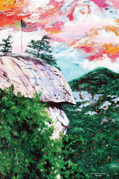 Chimney Rock by Jerry Lee Kirk canvas print