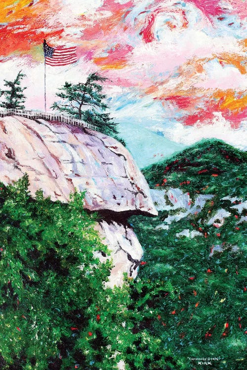 Chimney Rock by Jerry Lee Kirk wall art