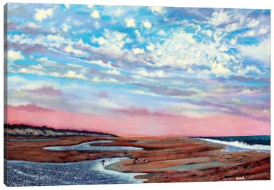 Clouds Over Salvo Canvas Art Print - Jerry Lee Kirk