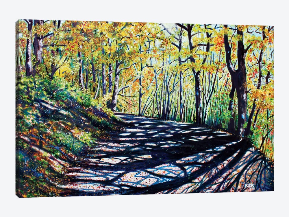 Early Autumn Along The Trail by Jerry Lee Kirk 1-piece Canvas Print