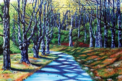 Early Spring Morning Basslake by Jerry Lee Kirk canvas print